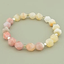 картинка Браслет 'SUNSTONES' Сердолик Серебро(925) 20 см от магазина Wolves