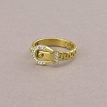 картинка Кольцо 'XUPING' Фианит (позолота 18к (лимонная)) от магазина Wolves