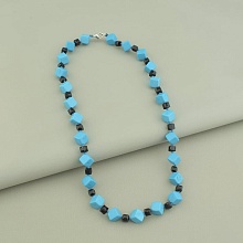 картинка Бусы 'SUNSTONES' Бирюза Чешский хрусталь 50 см от магазина Wolves