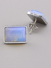 картинка Серьги Лунный камень 16x10мм от магазина Wolves