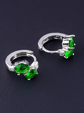 картинка Серьги 'XUPING' Фианит (родий) от магазина Wolves