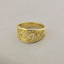 картинка Кольцо 'XUPING' (позолота 18к (лимонная)) от магазина Wolves