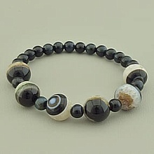 картинка Браслет 'SUNSTONES' Агат 17 см от магазина Wolves