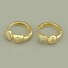 картинка Серьги 'XUPING' Фианит (позолота 18к (лимонная)) от магазина Wolves