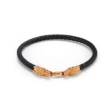 картинка Женский браслет Дракон позолоченный от магазина Wolves