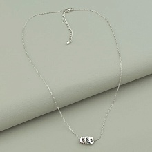 картинка Подвеска 'Saiya' Фианит 41 см (родий) от магазина Wolves