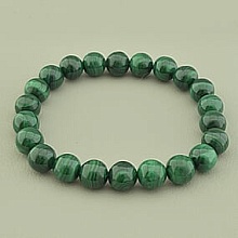 картинка Браслет 'SUNSTONES' Малахит 17 см от магазина Wolves