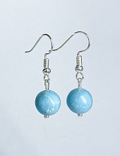 картинка Элитные Серьги Ларимар №2 от магазина Wolves