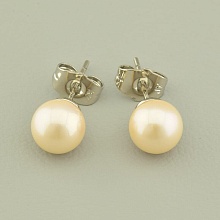 картинка Серьги 'XUPING' Майорка (родий) от магазина Wolves