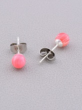 картинка Серьги 'SUNSTONES' Сардоникс от магазина Wolves