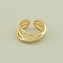 картинка Кольцо 'XUPING' Фианит (позолота 18к) от магазина Wolves