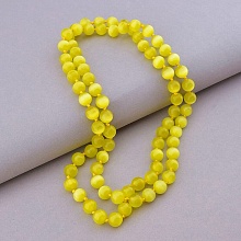 картинка Бусы Кошачий глаз 90 см от магазина Wolves