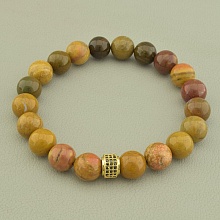 картинка Браслет 'SUNSTONES' Яшма 19 см от магазина Wolves