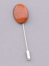 картинка Брошь 'SUNSTONES' Золотой Песок от магазина Wolves