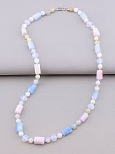 картинка Бусы 'SUNSTONES' Морганит Чешский хрусталь 48 см от магазина Wolves