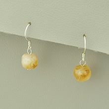 картинка Серьги 'SUNSTONES' Цитрин Серебро(925) от магазина Wolves