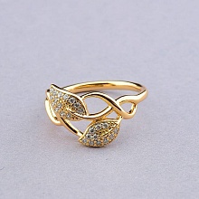 картинка Кольцо 'XUPING' Фианит (позолота 18к) от магазина Wolves