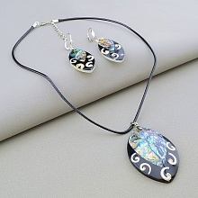 картинка Подвеска+Серьги Галиотис 46 см от магазина Wolves