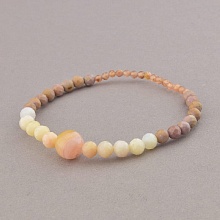 картинка Браслет 'SUNSTONES' Родохрозит Опал 18 см от магазина Wolves