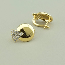 картинка Серьги 'XUPING' Фианит (позолота 18к (лимонная)) от магазина Wolves