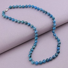 картинка Бусы 'SUNSTONES' Апатит Серебро(925) 54 см от магазина Wolves