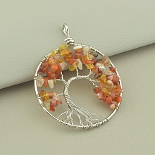 картинка Кулон Сердолик 60x50мм от магазина Wolves