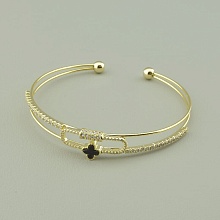 картинка Браслет 'Saiya' Фианит 17 см (позолота 18к (лимонная)) от магазина Wolves