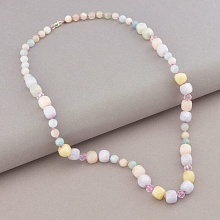 картинка Бусы 'SUNSTONES' Морганит Чешский хрусталь 50 см от магазина Wolves