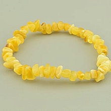 картинка Браслет 'SUNSTONES' Янтарь 18 см от магазина Wolves