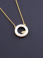 картинка Подвеска 'XUPING' Фианит 45 см (позолота 18к) от магазина Wolves