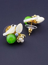 картинка Серьги 'Hand Made' Перламутр Бижутерный сплав7 1 г от магазина Wolves