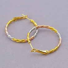 картинка Серьги 'XUPING' (позолота-родий) от магазина Wolves