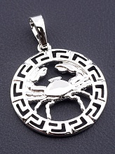 картинка Кулон Рак 'XUPING' (родий) от магазина Wolves
