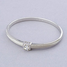 картинка Браслет 'XUPING' Фианит 17 см (родий) от магазина Wolves