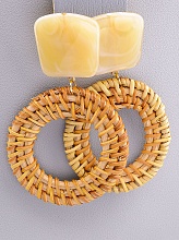 картинка Серьги 'FJ'  Лоза14 48 г от магазина Wolves