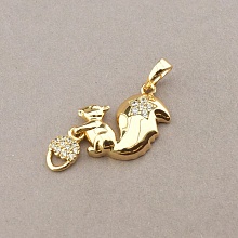 картинка Кулон 'XUPING' Фианит (позолота 18к) от магазина Wolves