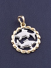 картинка Кулон  'XUPING' (позолота-родий) от магазина Wolves