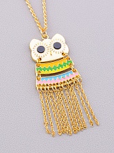 картинка Подвеска 'FJ' Чешский хрусталь Бижутерный сплав15 7 г от магазина Wolves