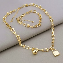 картинка Бусы+Браслет 'Fashion'  46 см от магазина Wolves