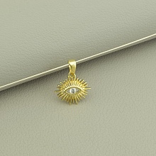 картинка Кулон 'XUPING' Фианит (позолота 18к (лимонная)) от магазина Wolves