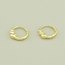 картинка Серьги 'XUPING' (позолота 18к (лимонная)) от магазина Wolves