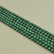 картинка Нитка Малахит 40 см 8 5 мм (Без замка) от магазина Wolves