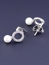 картинка Серьги 'XUPING' Майорка (родий) от магазина Wolves