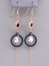 картинка Серьги 'Fashion' Сrystal (позолота 18к) от магазина Wolves