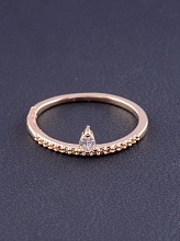 картинка Кольцо 'Big Dipper' Фианит (позолота 18к) от магазина Wolves