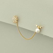 картинка Серьги 'XUPING' Фианит (позолота 18к) от магазина Wolves