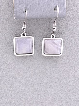 картинка Серьги Розовый кварц 35x11мм от магазина Wolves