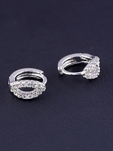 картинка Серьги 'XUPING' Фианит (родий) от магазина Wolves