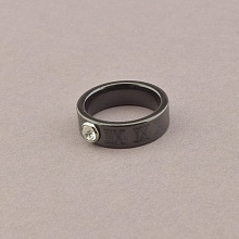 картинка Кольцо Керамика Фианит (родий) от магазина Wolves