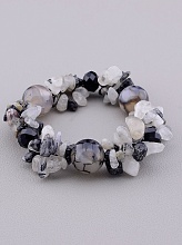 картинка Браслет Волосатик Чешский хрусталь 18 см от магазина Wolves